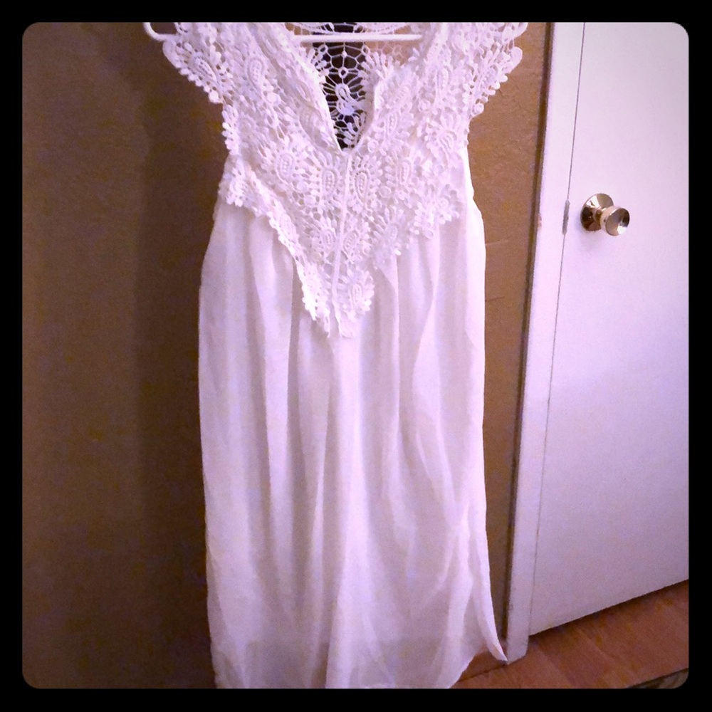 White dress